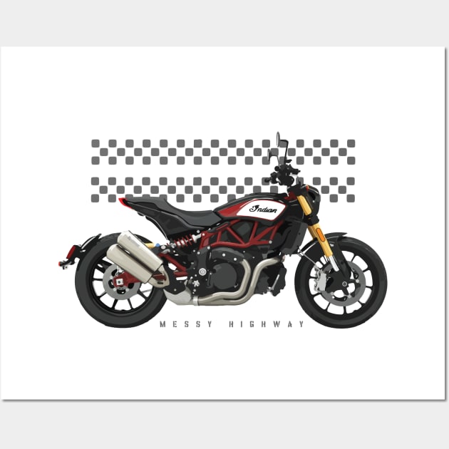 Indian FTR 1200 S 19 replica, sn Wall Art by MessyHighway